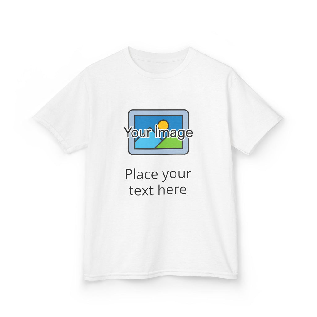 Kids Graphic Tee — Customizable Photo & Text Personalized T-Shirt