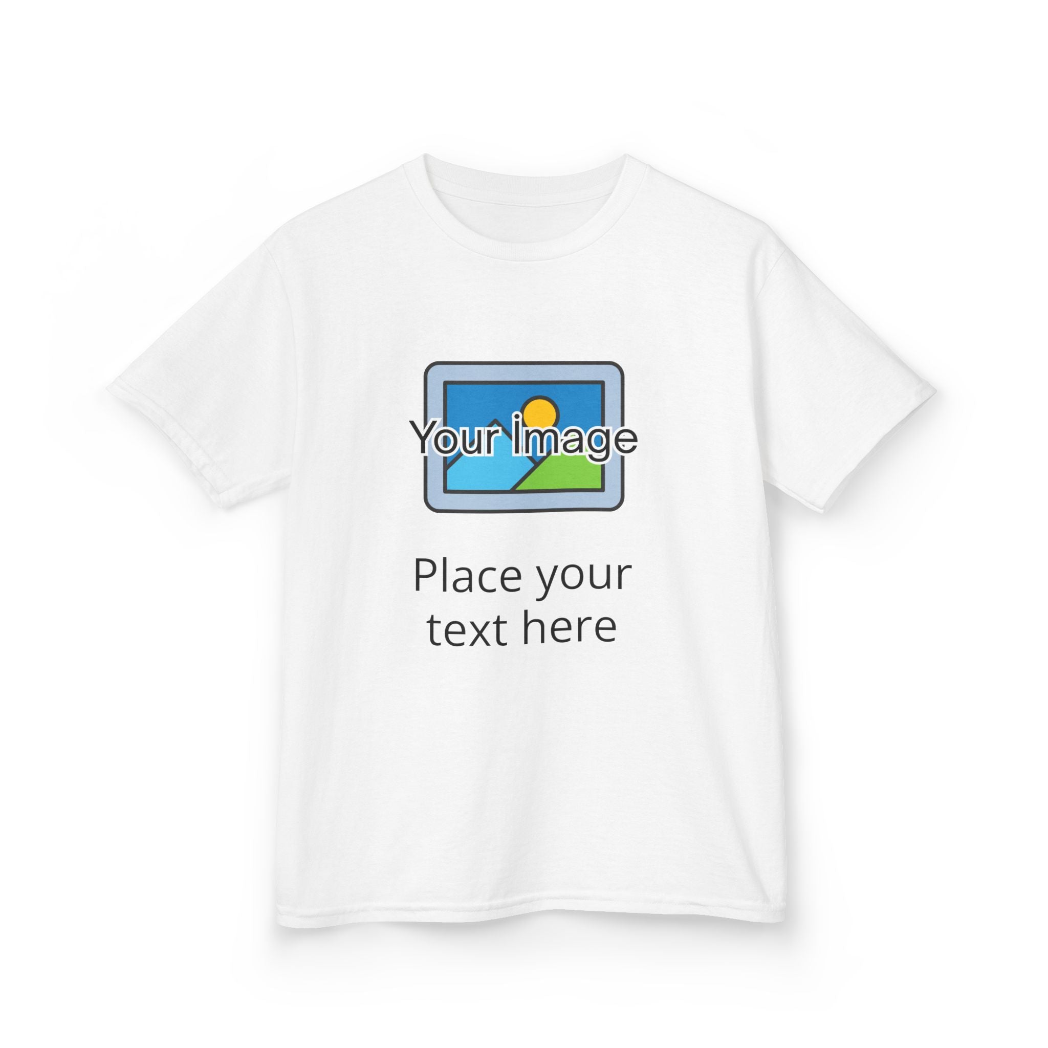 Kids Graphic Tee — Customizable Photo & Text Personalized T-Shirt