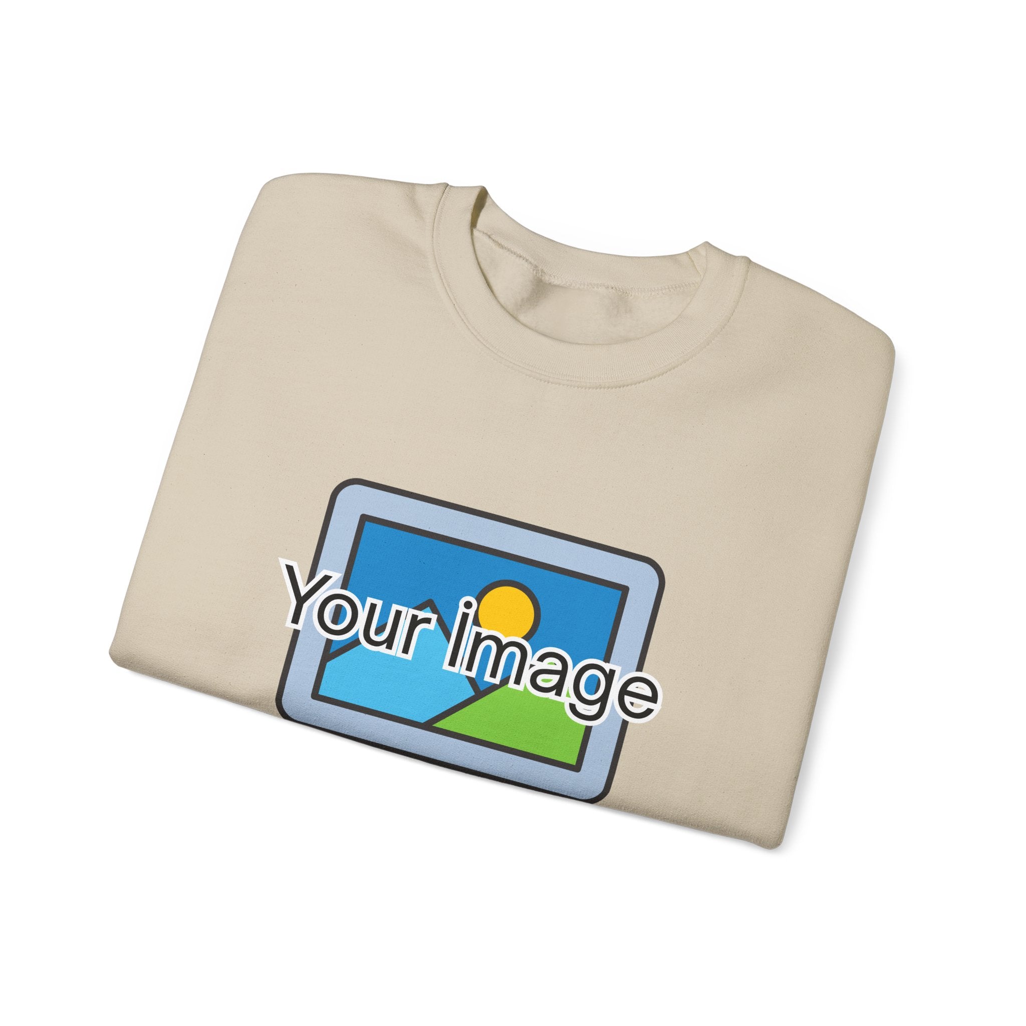 Personalized Image & Text Sweatshirt