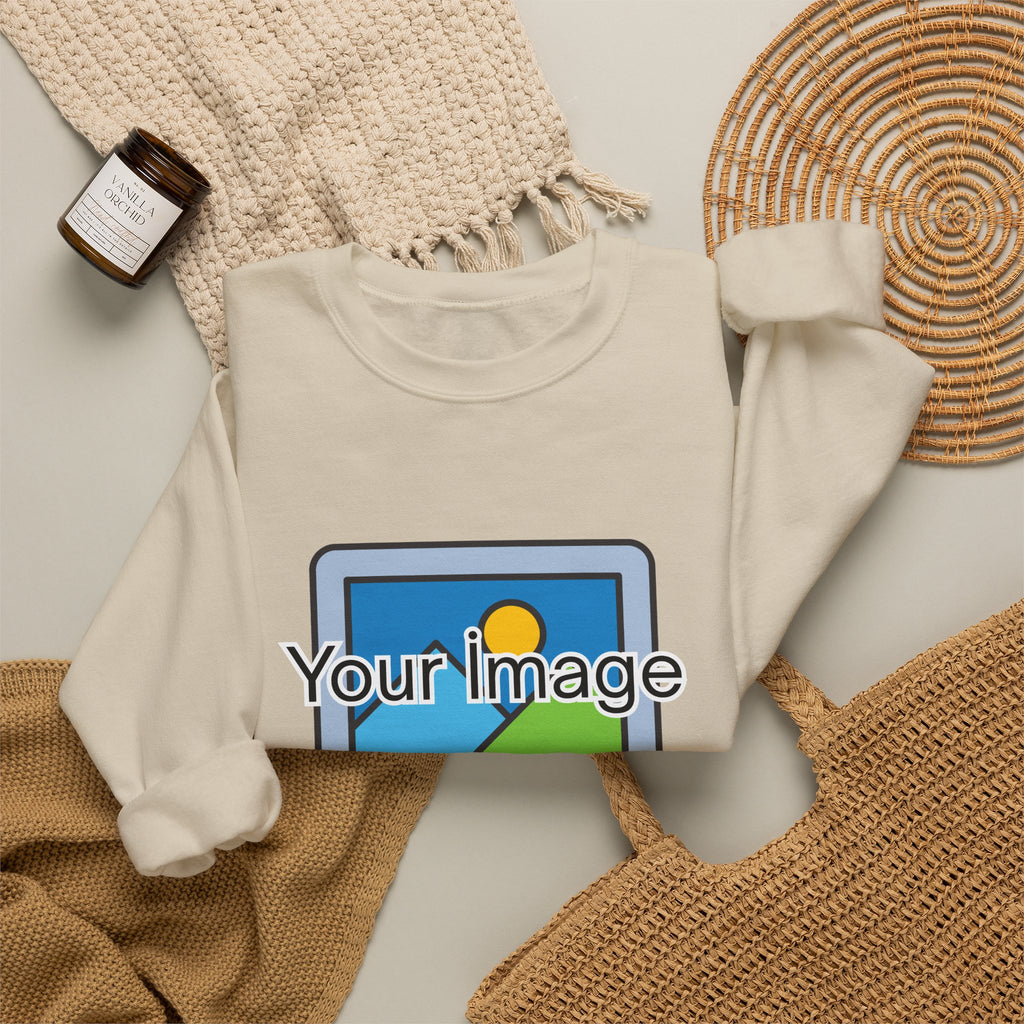 Personalized Image & Text Sweatshirt