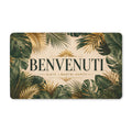 Benvenuti Tropical Welcome Doormat — Polyester Indoor/Outdoor Mat