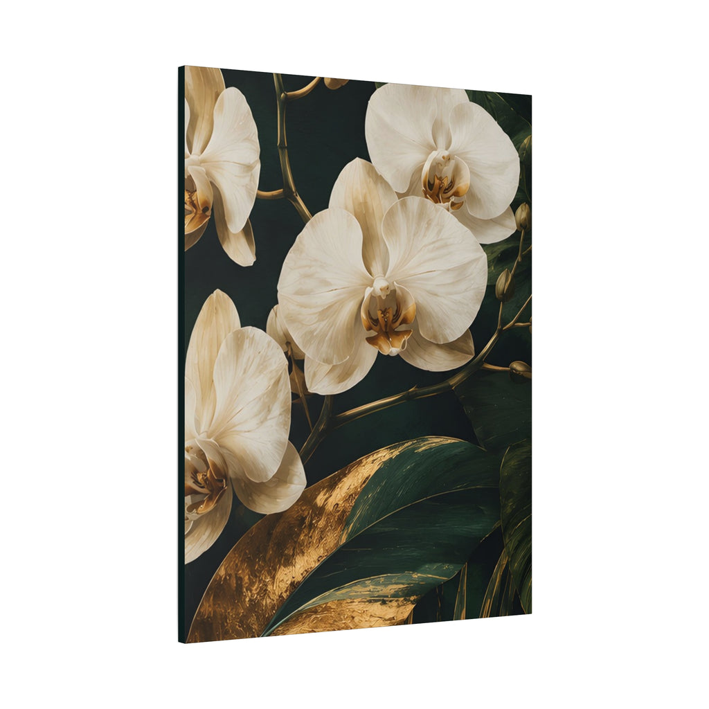 Orchid Botanical Matte Canvas Print — Stretched 1.25"