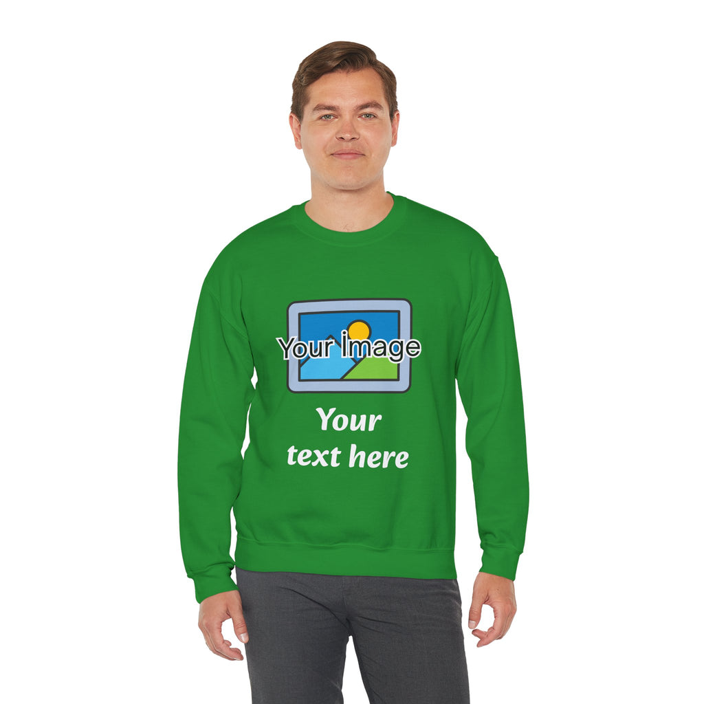 Personalized Image & Text Sweatshirt