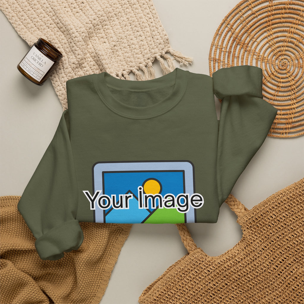 Personalized Image & Text Sweatshirt