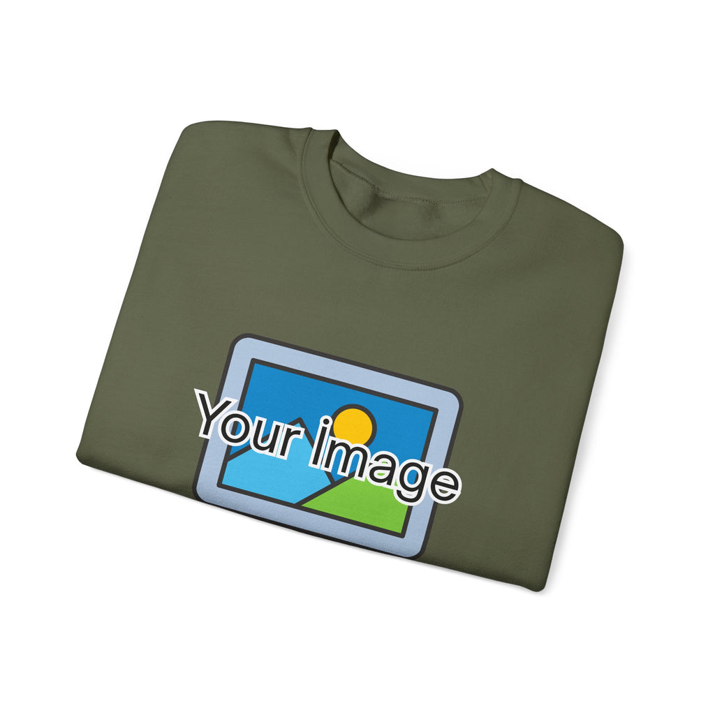 Personalized Image & Text Sweatshirt