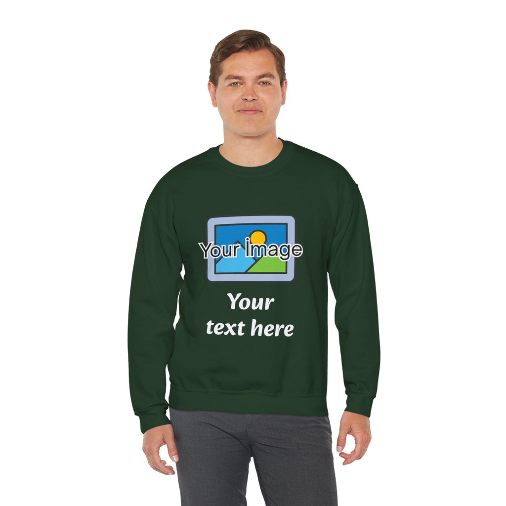 Personalized Image & Text Sweatshirt