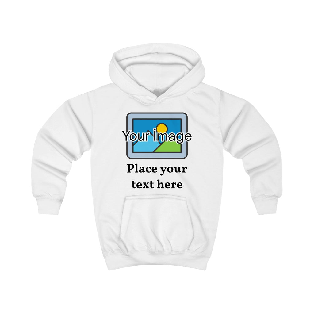 Kids Hoodie — Customizable Photo & Text Printed Kids Hoodie