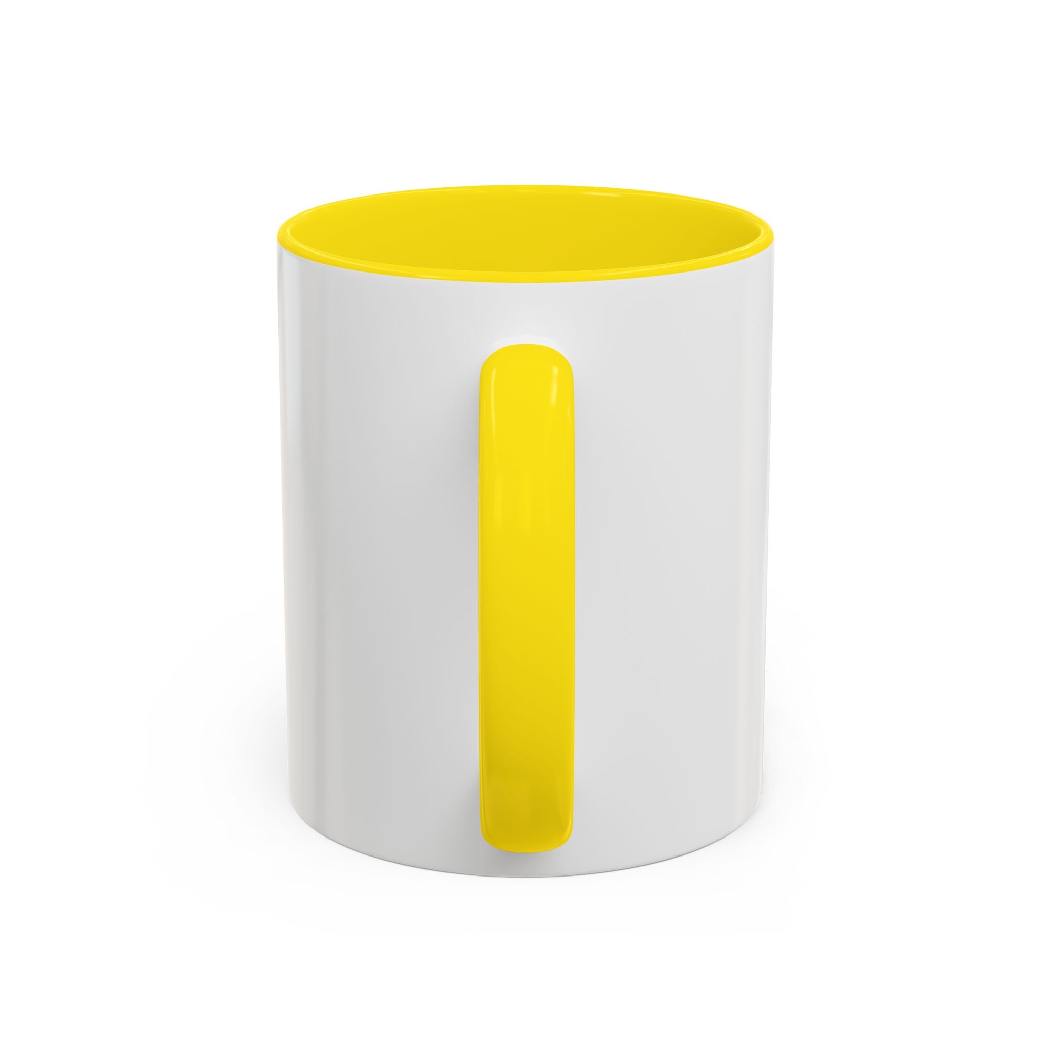 Personalized Accent Coffee Mug - Custom Text & Image, 11oz/15oz
