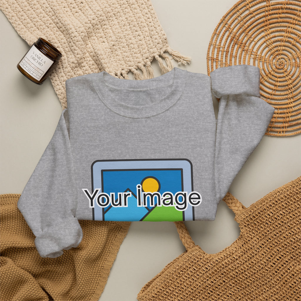Personalized Image & Text Sweatshirt