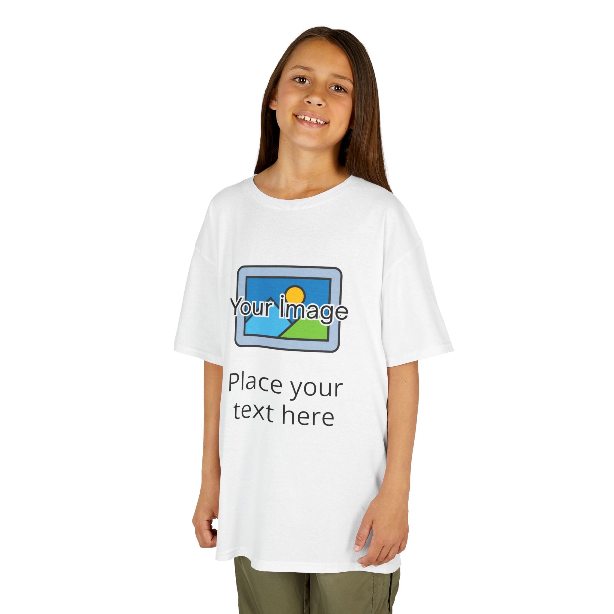 Kids Graphic Tee — Customizable Photo & Text Personalized T-Shirt