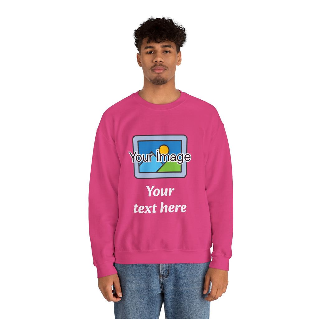 Personalized Image & Text Sweatshirt