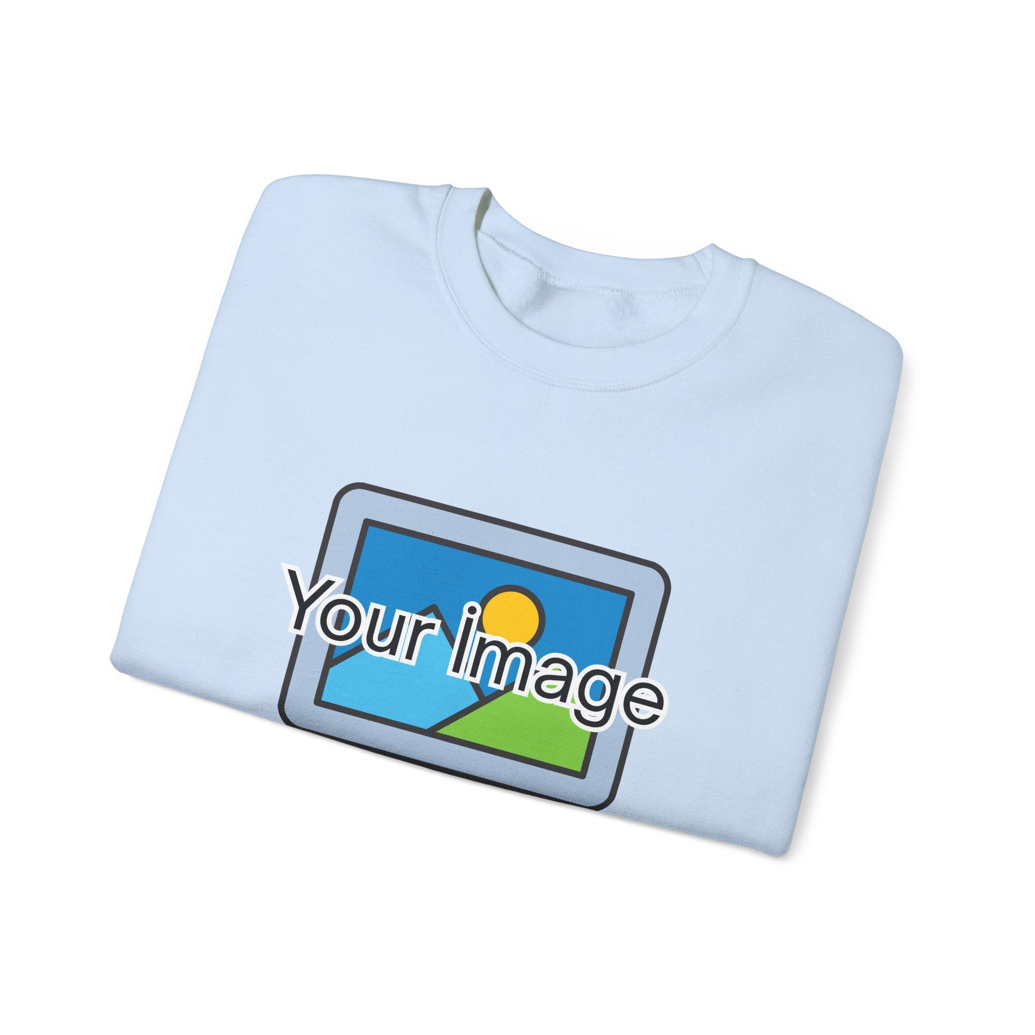 Personalized Image & Text Sweatshirt