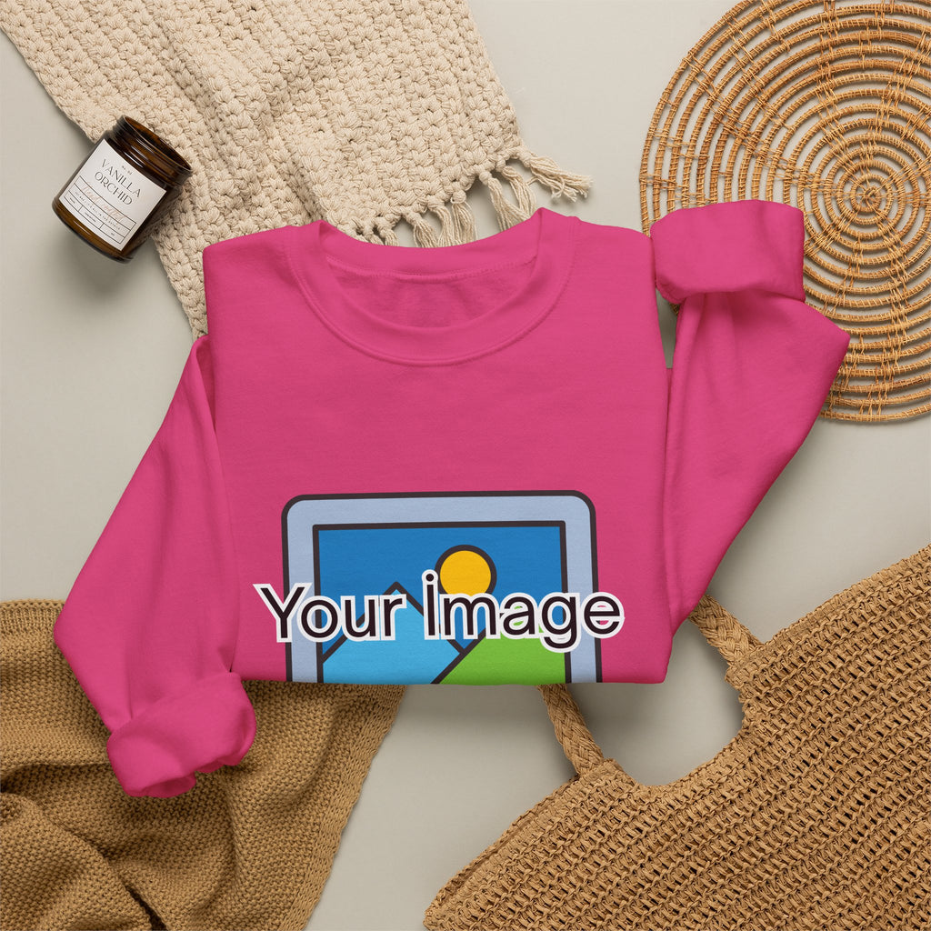 Personalized Image & Text Sweatshirt