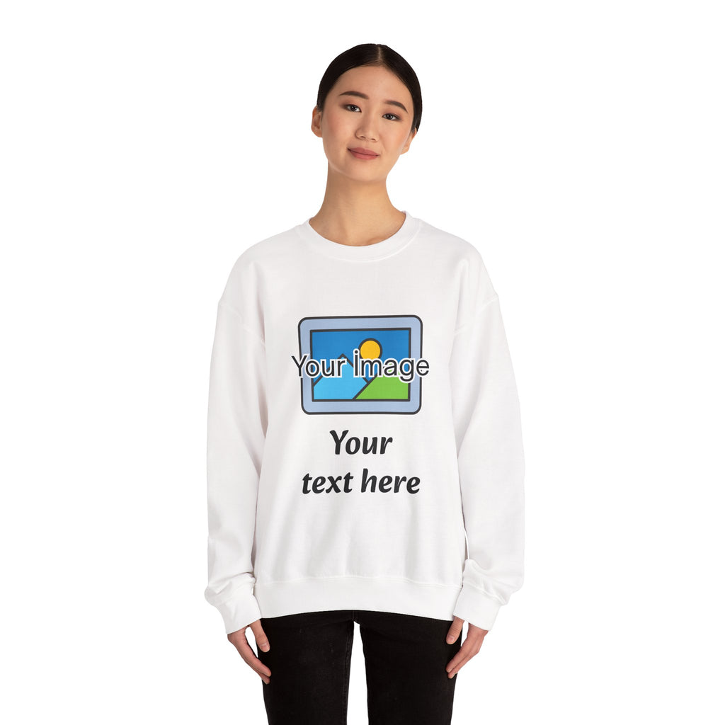 Personalized Image & Text Sweatshirt