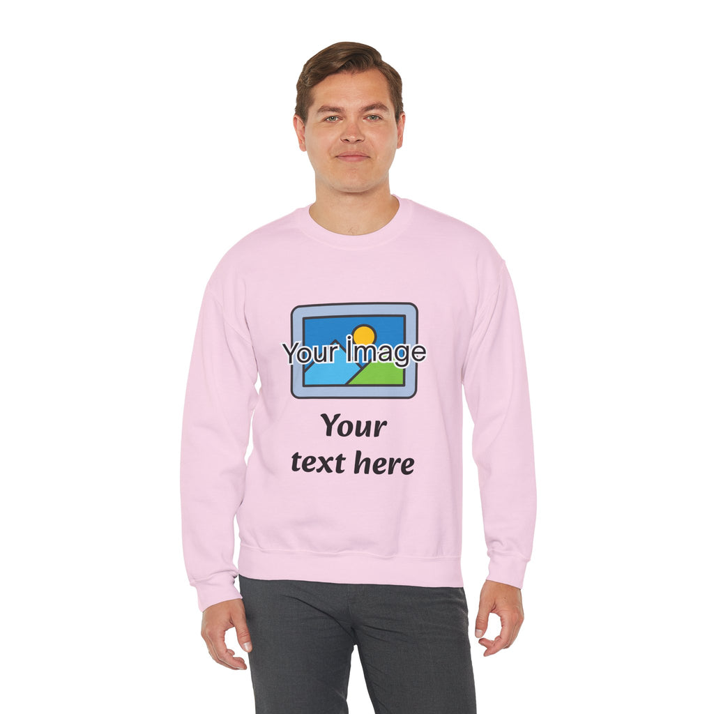 Personalized Image & Text Sweatshirt